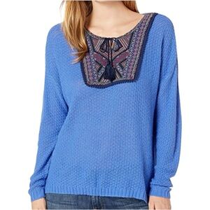 Vintage America | NWT blue long sleeve blouse…